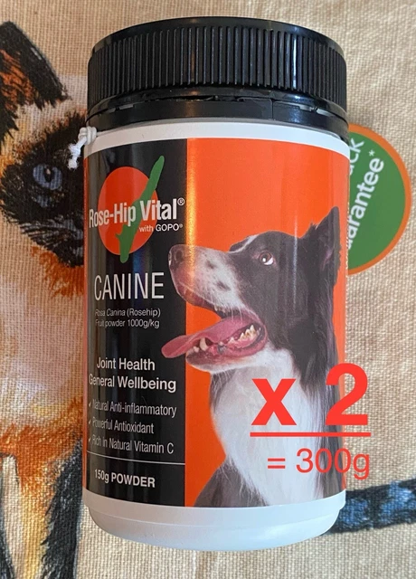 Picture of ROSE-HIP VITAL CANINE Powder Dogs AntiInflammatory Joint Health 2x 150g ...