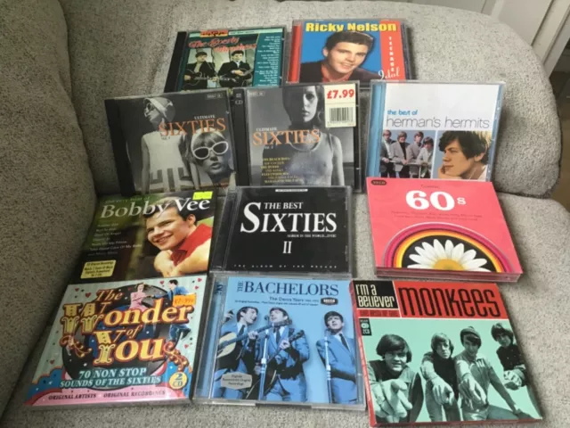 Job lot bundle 60s CDs Everly Brothers Ricky Nelson The Monkees