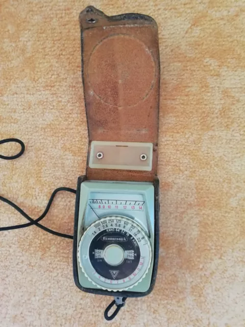 Leningrad 4 Belichtungsmesser Lichtmesser light meter Lichtmeter