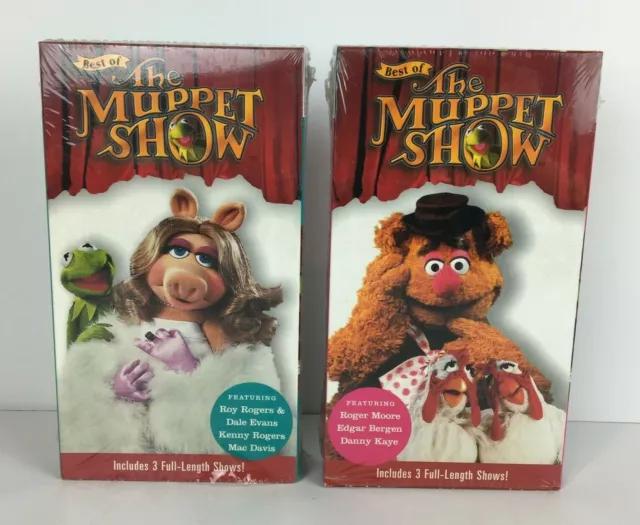 Best of the Muppet Show VHS Tape: Roy Rogers K Rogers Roger Moore Edgar Bergen
