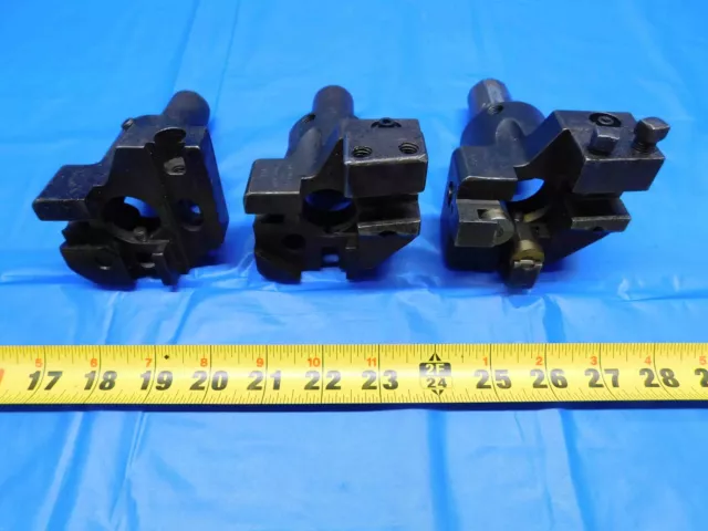 3pc LOT BOYAR SCHULTZ 2RA BOX TOOL HOLDERS 1" SHANK SCREW MACHINE MADE IN USA