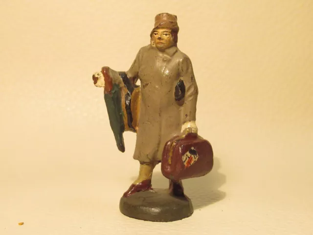 Figur f. Märklin Spur 0,  Lineol  ältere Dame, 187/27 , gut, selten