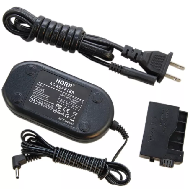 AC Power Adapter for Canon EOS Rebel T1i XS 450D 500D 1000D Digital SLR Camera