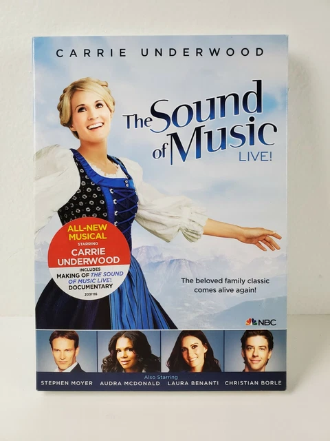 The Sound of Music Live (DVD, 2013) Carrie Underwood Musical New Sealed