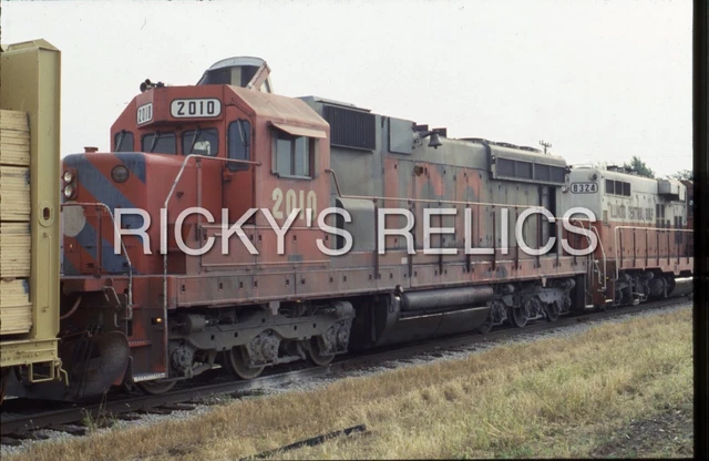 Duplicate Slide ICG #2010 EMD SD20 Illinois Central Gulf Freight Action