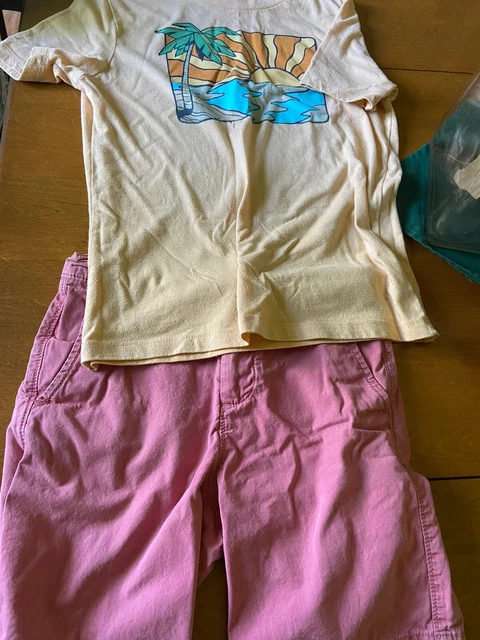 Johhnie O Shorts Boys Size 10 And Old Navy Tee