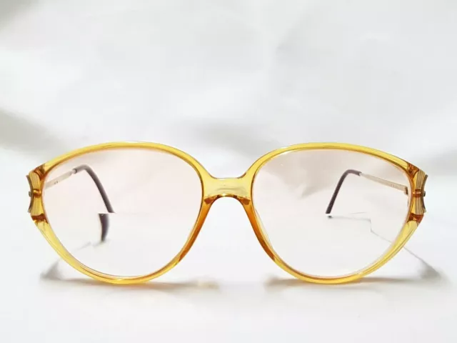Vtg Rare Womens Oversized Saphira 4190 frames yellow Eyewear Eyeglasses Germany