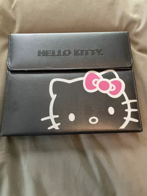 iPad 2/3 Hello Kitty  Leather Portfolio Case W/ Wireless Keyboard, Pencil Holder