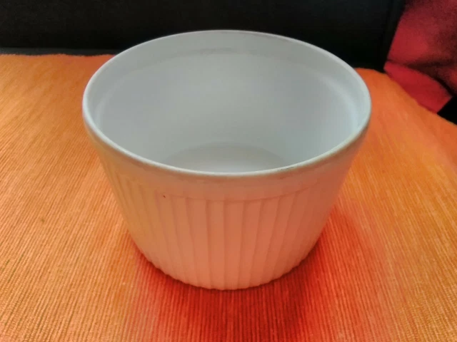 Porcelaine Pillivuyt blanche -  ramequin 9cm - vintage