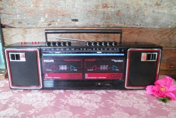 Poste ghetto blaster philips d8334 tandem vintage - CD - Musique