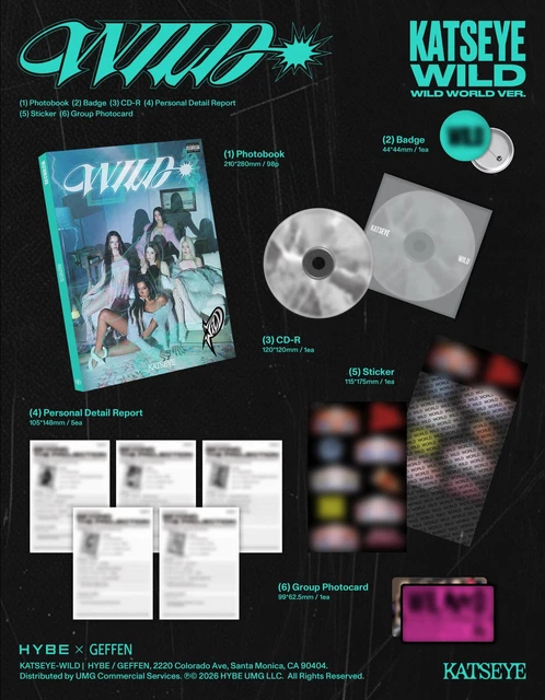 KATSEYE WILD WILD World Ver CD Album EUR 66 58 PicClick FR katseye-wild-wild-world-ver-cd-album-eur-66-58-picclick-fr