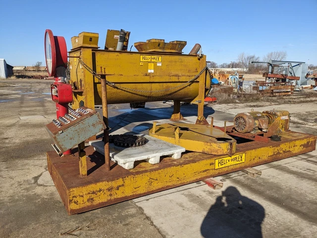 Kelly Duplex Paddle Batch Mixer / industrial Blender 4000 lb capacity