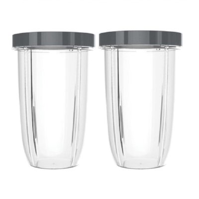 Blendin 2 Pack Extra Large 32oz Cup with Lip Rings,Compatible with Nutribullet