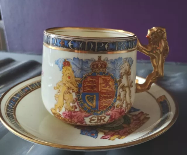 Rare Edward VIII May 1937 Coronation Cup And Saucer by Paragon China