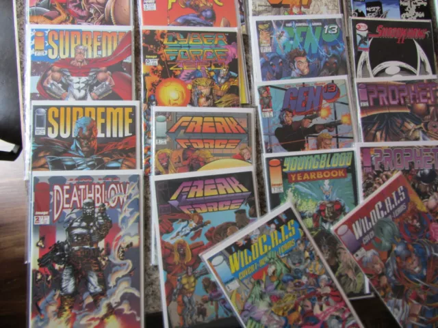 (54) Image comics collection superhero lot "V" Supreme Srtyke Force Gen 13 Wild 3