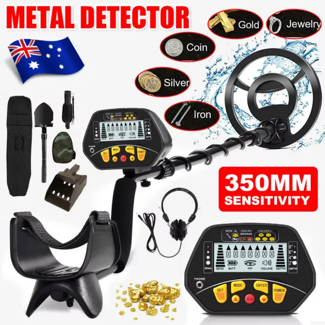 Metal Detector Deep Sensitive Treasure Hunter Searching Gold Digger LCD Display