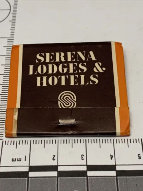 Vintage Matchbook Serena Lodges & Hotels Nairobi- Samburu - Mara   unstruck gmg