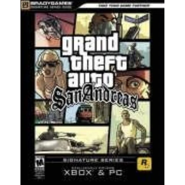 GRAND THEFT AUTO San Andreas Official Strategy Guide XBOX & PC w
