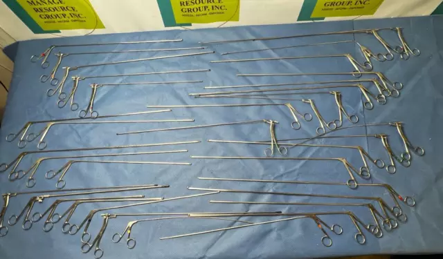 Lot of Laparoscopy Surgical Instruments Forceps