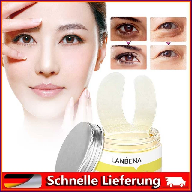 50 un. máscaras para ojos 90 g parche blanqueador para dormir belleza suministro de cuidado de la piel (retinol)