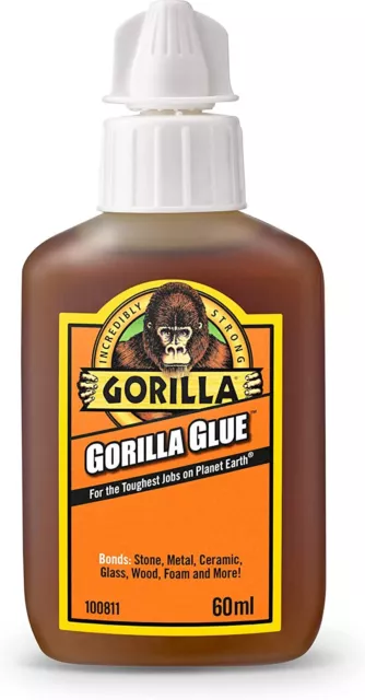 60Ml Gorilla Glue For Wood Stone Metal Ceramic Glass Tough And Waterproof Rdg