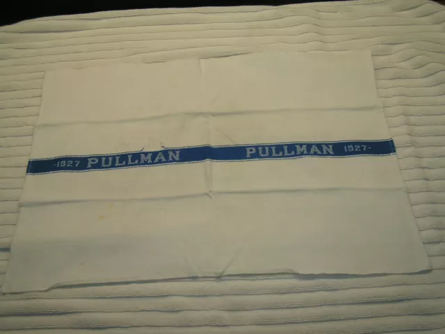 1927 The Pullman Company Railroad Cloth Hand Towel