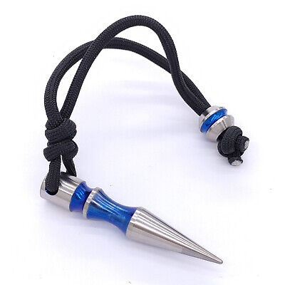 TC4 Titanium Alloy Self-defense Key Cool Necklace Pendant EDC Boy Survival Tool 2