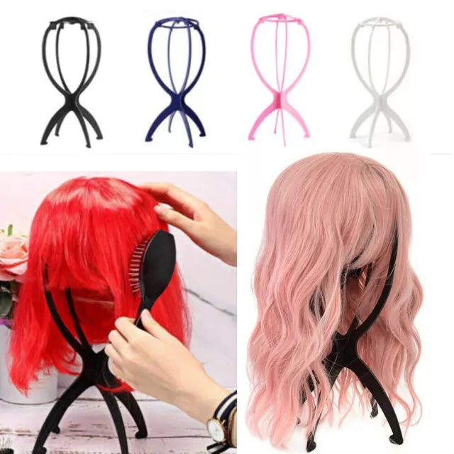 New Stand Stable Wig Holder Durable Folding Hat Cap Display Tool Wig Hair HOT AU