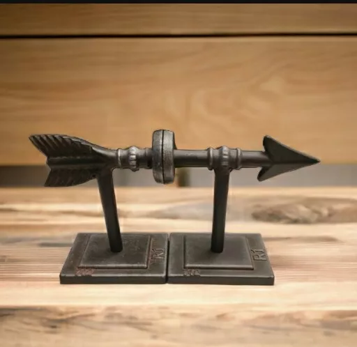 Creative Co-op Book Ends, Cast Iron Arrow