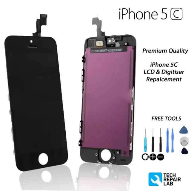 NEW iPhone 5C Replacement LCD & Digitiser Touch Screen digitiser - BLACK
