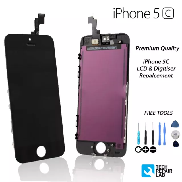 NEW iPhone 5C Replacement LCD & Digitiser Touch Screen Digitiser - BLACK