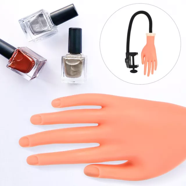 Kit de uñas postizas de mano falsa de manicura manos manicanas para uñas práctica prótesis
