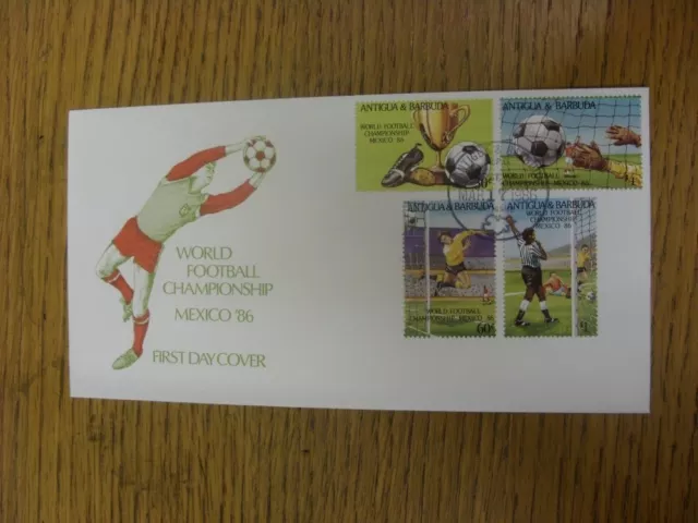 17/03/1986 World Cup: Mexico 1986, First Day Cover - 'World Football Championshi