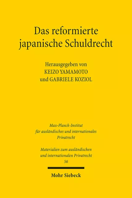 Das reformierte japanische Schuldrecht | deutsch