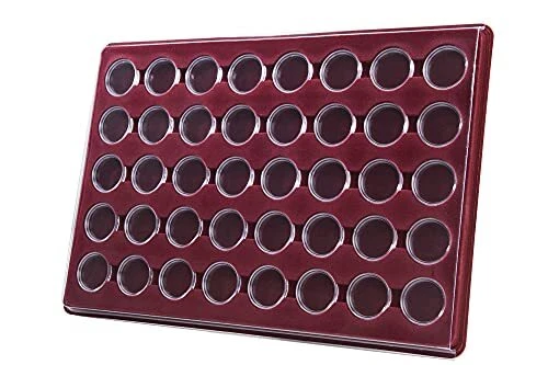 MC.Sammler Lot de 40 capsules de pièces de monnaie 26 mm pour 2 pièces euros