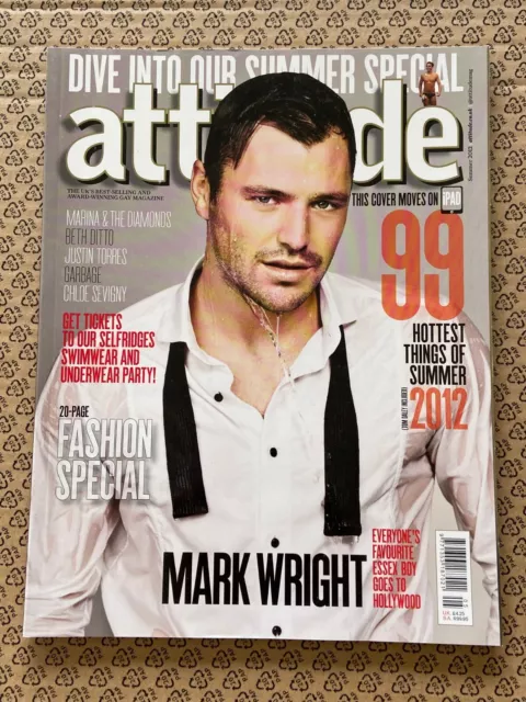 Mark Wright / ATTITUDE UK MAGAZINE Summer 2012 / Gay Interest