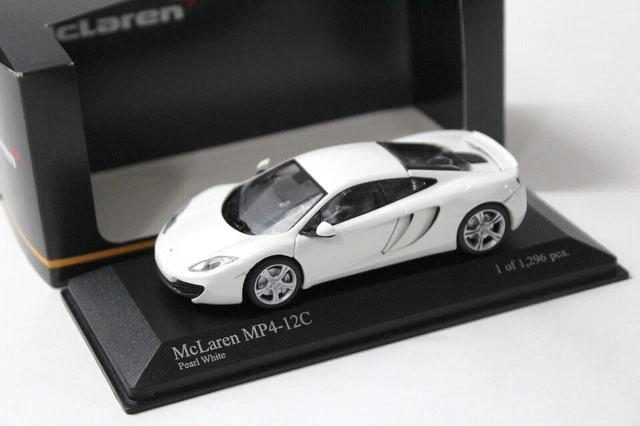1:43 Minichamps Mclaren MP4-12C Pearl Blanc 2011