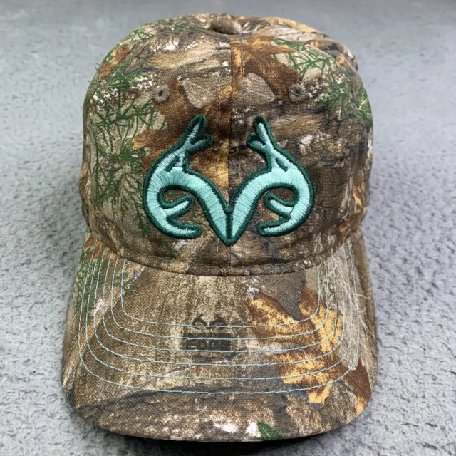 Realtree Hat Cap Brown Green Camouflage Outdoor Hunting Casual Womens Ladies