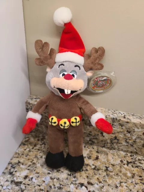 Rare 2009 Limited Edition Reindeer Chuck E. Cheese 10" Plush New With Tags