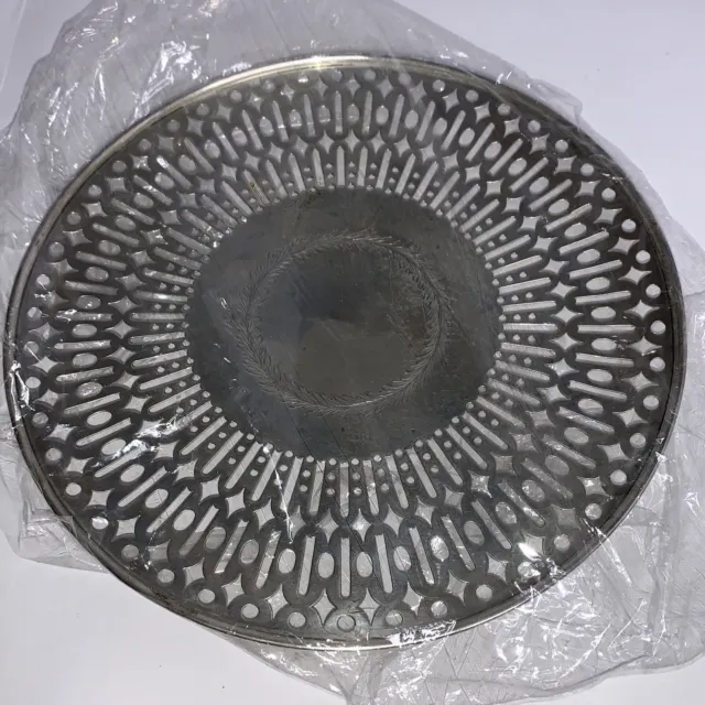 Rare Antique Sterling Silver Tableware Hors D’oeuvres Dish, Platter Made in USA