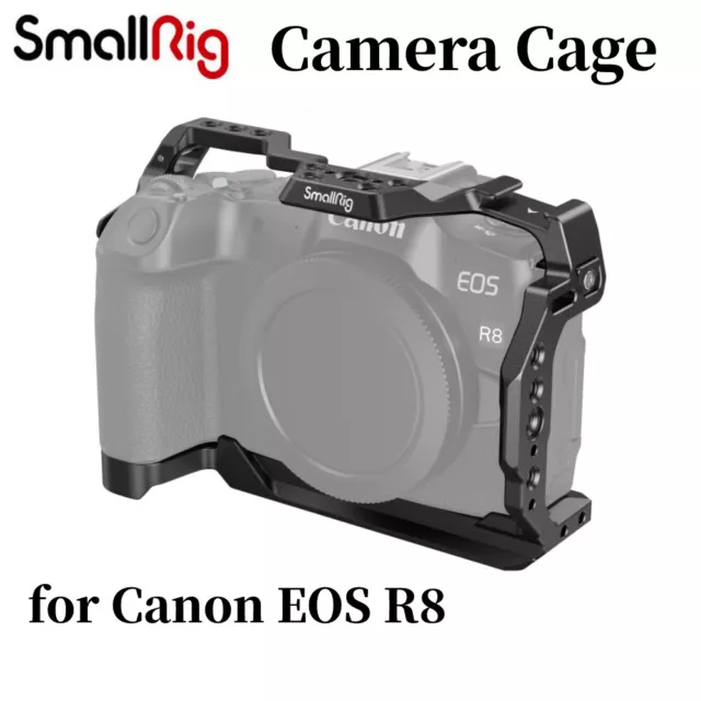 SmallRig DSLR Camera Cage with Quick Release Plate &Cold Shoe for Canon EOS R8