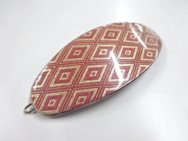 6569339: Japanese Kimono / Vintage Hair Accessory / Kinsai / Woven Rhombus