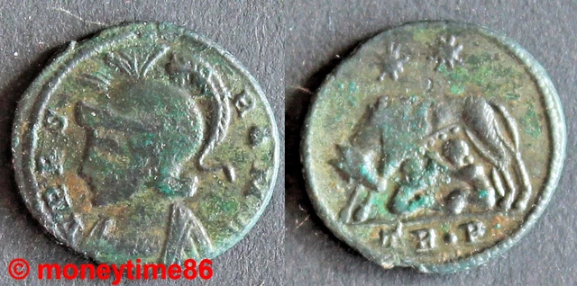 Monnaie Romaine Antique - Nummus Valentinien Ier, Cuivre, Impériale 235-476 Ap. J.-C.