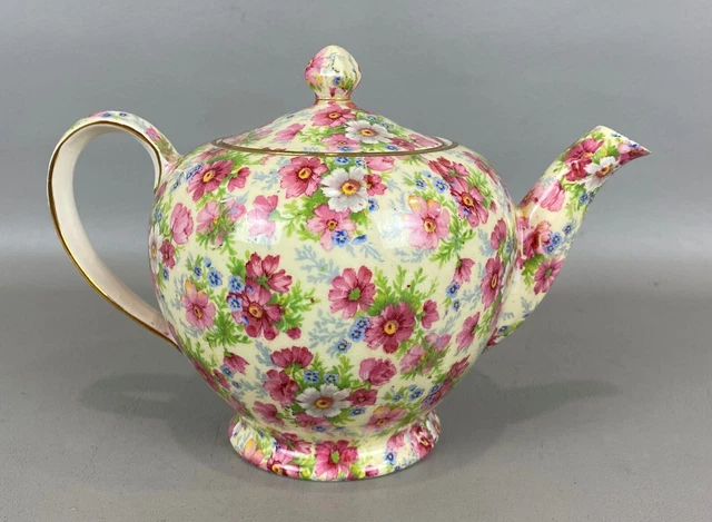 Vintage Royal Winton Grimwades "SHREWSBURY" Chintz Teapot