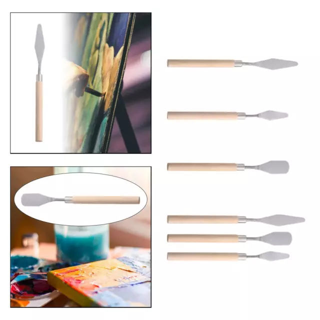 Siumir Inoxydable Palette Couteaux 11 PCS Kit Peinture À L'huile Palette Couteau  Peinture Grattoir Peinture Art : : Cuisine et Maison