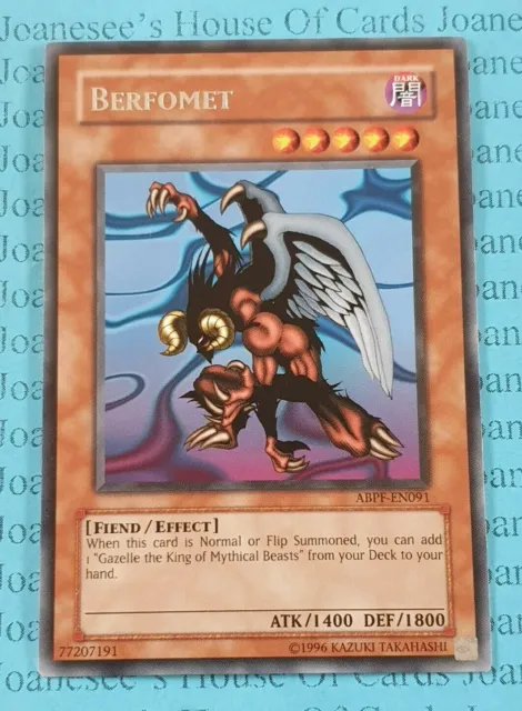 Berfomet ABPF-EN091 Rare Yu-Gi-Oh Card (U) New