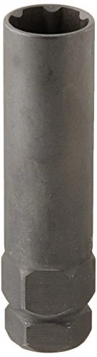 6-Spline 45/64-Inch Socket-Style Locking Lug Nut Key Removes Spline-Style Aft...