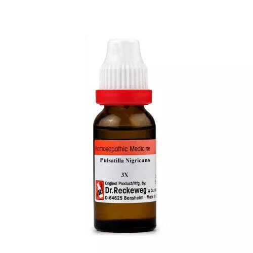 1x Dr Reckeweg Pulsatilla Nigricans 30CH Dilution 11ml