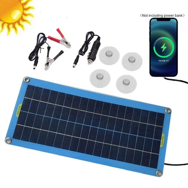Panneau Solaire Portable 30W - Double USB, Chargeur Outdoor Camping