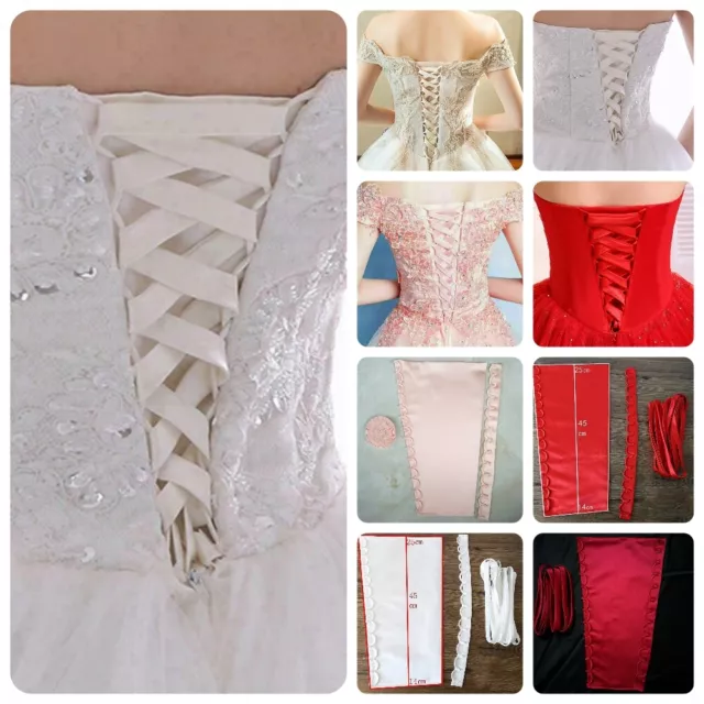 Laceeis Corset Kits - Replace Zipper, Wedding Dress, Bridal